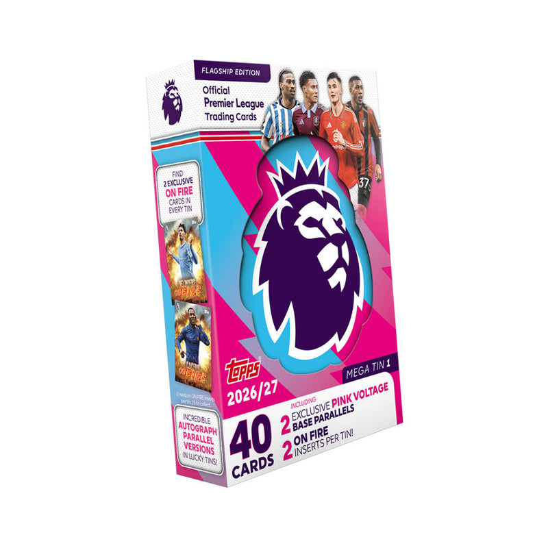 Load image into Gallery viewer, 2026-27 Topps Premier League Flagship Cards Mega tin
