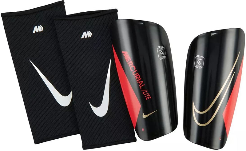 Load image into Gallery viewer, Nike Mercurial Lite Soccer Shinguards with Sleeves
