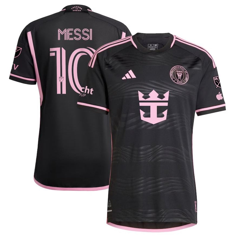 Load image into Gallery viewer, Men's Inter Miami CF Lionel Messi adidas Black 2024 La Noche Authentic Player Jersey
