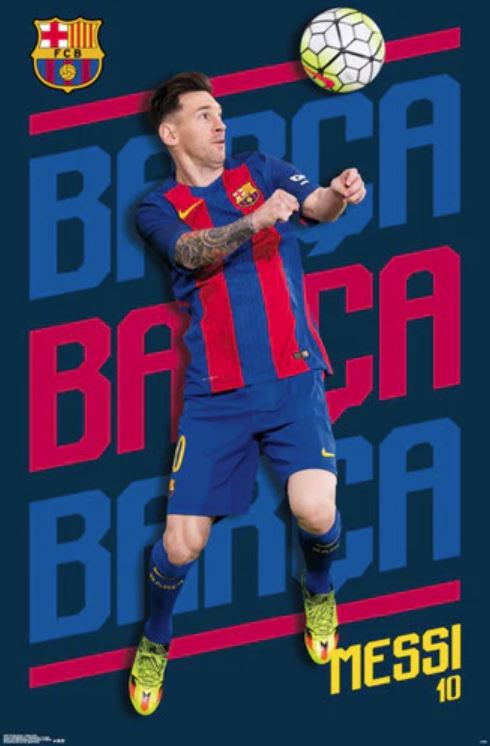 Messi 10 FC Barcelona Poster Header