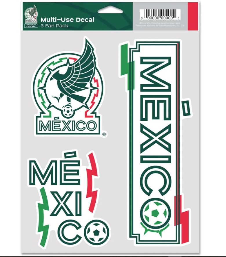 Load image into Gallery viewer, Mexican National Soccer Multi Use Fan Stickers
