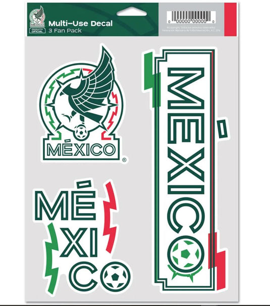 Mexican National Soccer Multi Use Fan Stickers