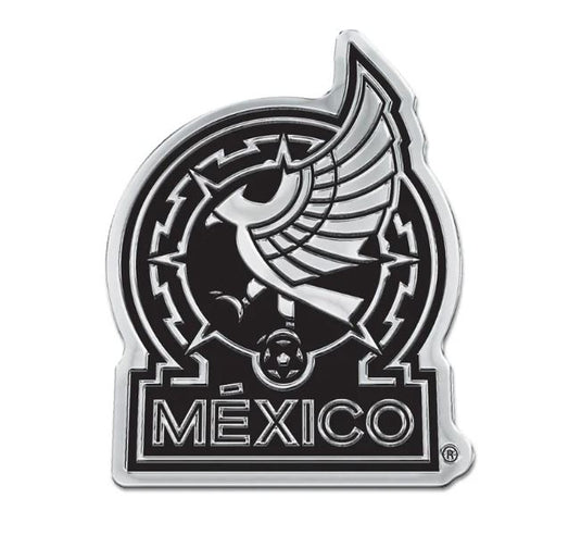Mexico National Soccer Chrome Free Form Auto Emblem