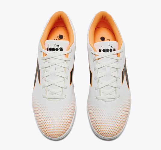 Diadora Pichichi 7 Turf Soccer Shoes White Orange