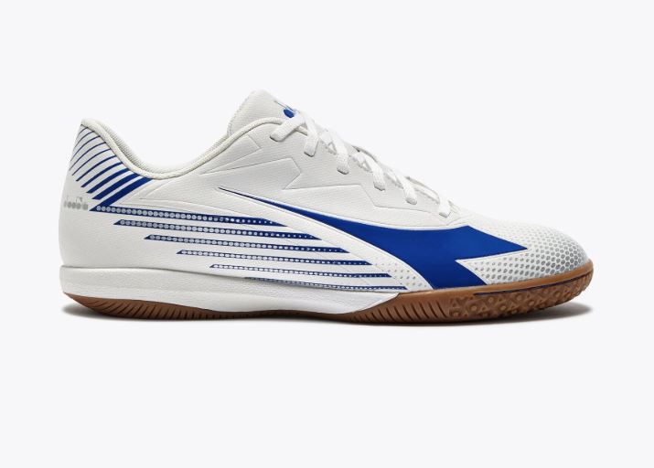 Load image into Gallery viewer, Diadora Pichichi 8 Indoor Soccer Futsal Shoes Blue White
