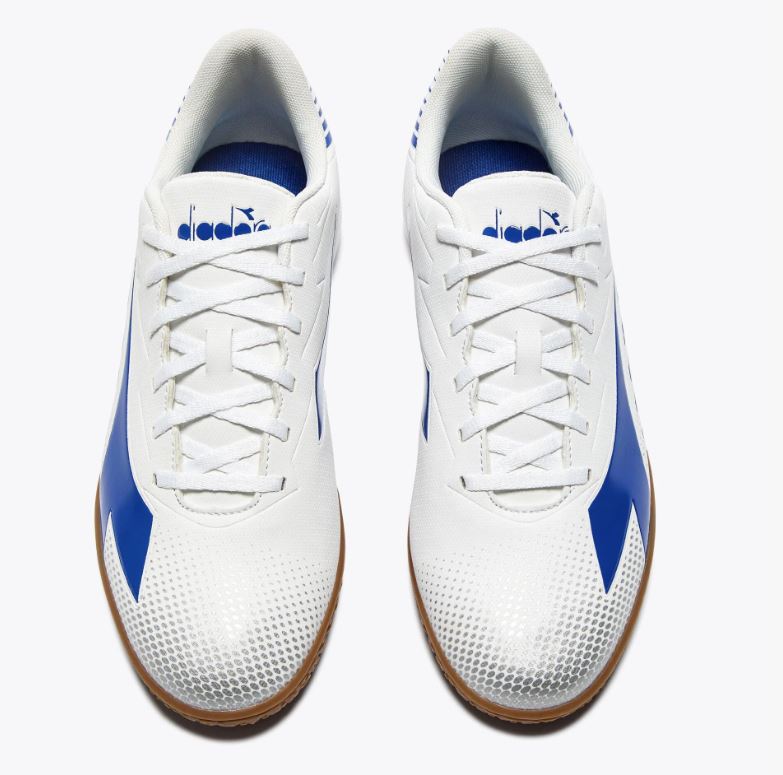 Load image into Gallery viewer, Diadora Pichichi 8 Indoor Soccer Futsal Shoes Blue White

