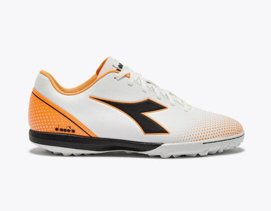 Diadora Pichichi 7 Turf Soccer Shoes White Orange