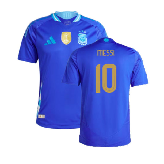 Men's Argentina Messi Away Authentic Jersey 2024/25