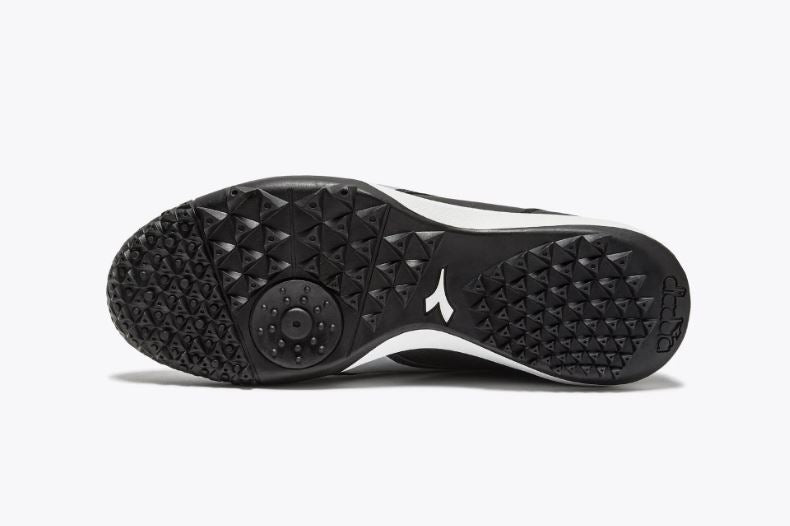 Load image into Gallery viewer, Diadora Brasil R TFR Soccer Turf Soccer Shoes Black Silver
