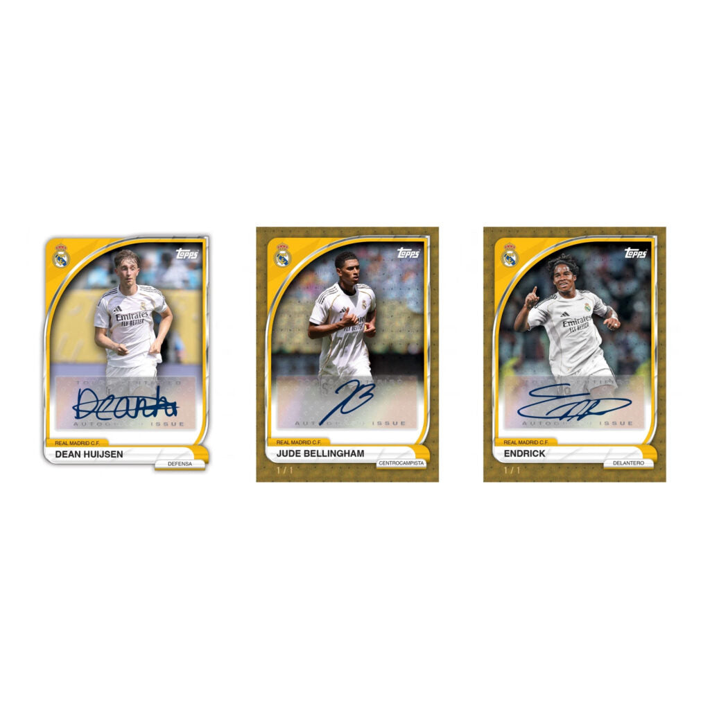 2025-26 Topps Real Madrid Collectors Tin Set