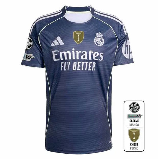 UCL Men's Real Madrid Away Jersey 2025/26 Vini #7 2025/26