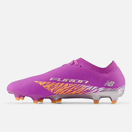 Load image into Gallery viewer, New Balance Youth Furon Team JNR FG V8 Purple/Orange
