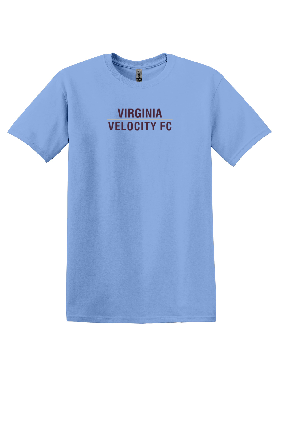 Load image into Gallery viewer, Virignia Velocity FC Spirt T-Shirt Gildan Softstyle
