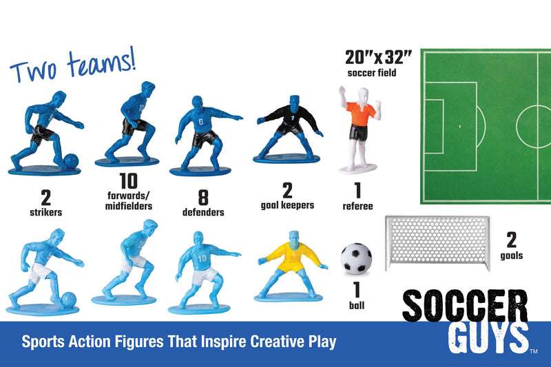Load image into Gallery viewer, Kaskey Kids Soccer Guys Navy Black Kids toy game
