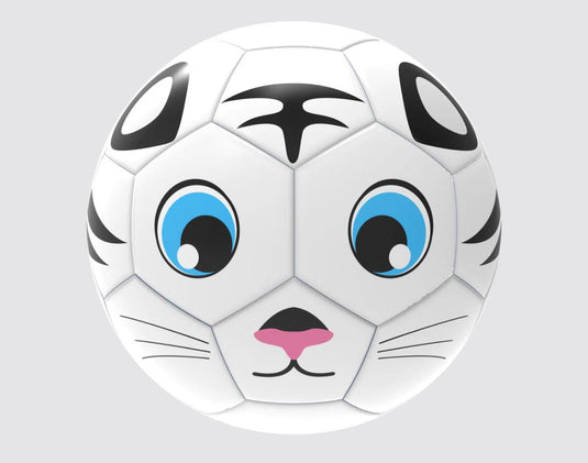 White Tiger Face Fun Rec Toddler Soccer Ball