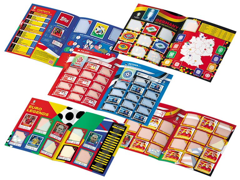 Load image into Gallery viewer, Topps UEFA Euro 2024 Germany Stickers Mega Starter Pack Album + 48 Stickers
