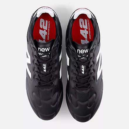 Load image into Gallery viewer, New Balance 442 Elite FG V3 Black White
