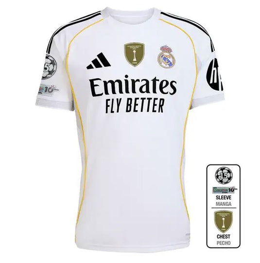 UCL Men's Real Madrid Home Jersey 2025/26 Arda Guler