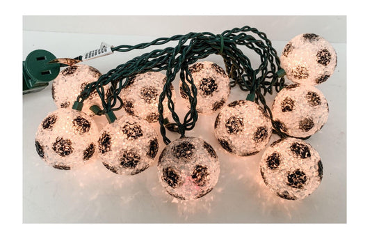 Soccer Ball Holiday String Lights