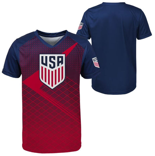 Youth USA Soccer Graphic Poly T-Shirt