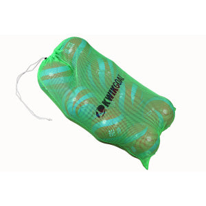 KwikGoal Equipment Soccer Coach's Mesh Ball Bag Hi-Vis Green