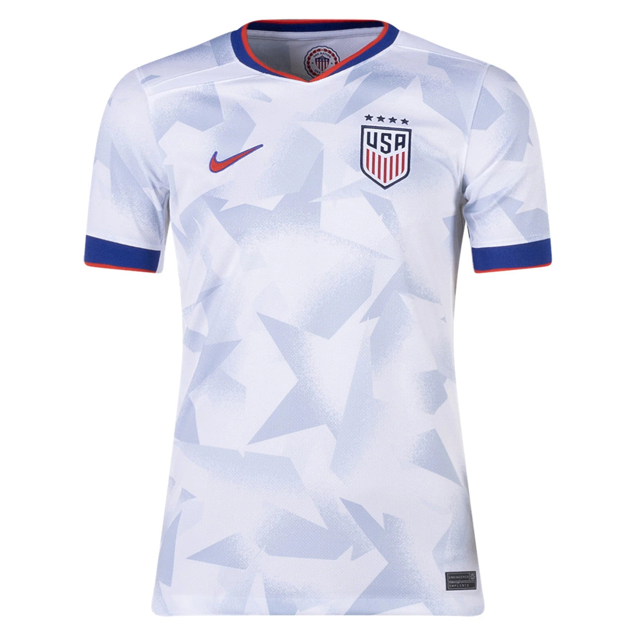 Nike Youth USA 2025 Home Jersey USWNT 4 Stars White