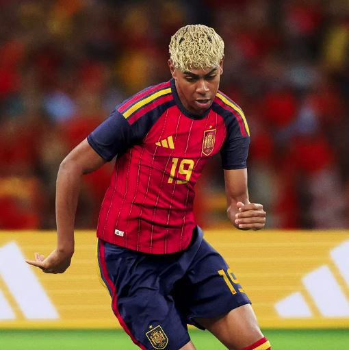 Lamine Yamal #19 Men's Spain World Cup 2026 Home Jersey