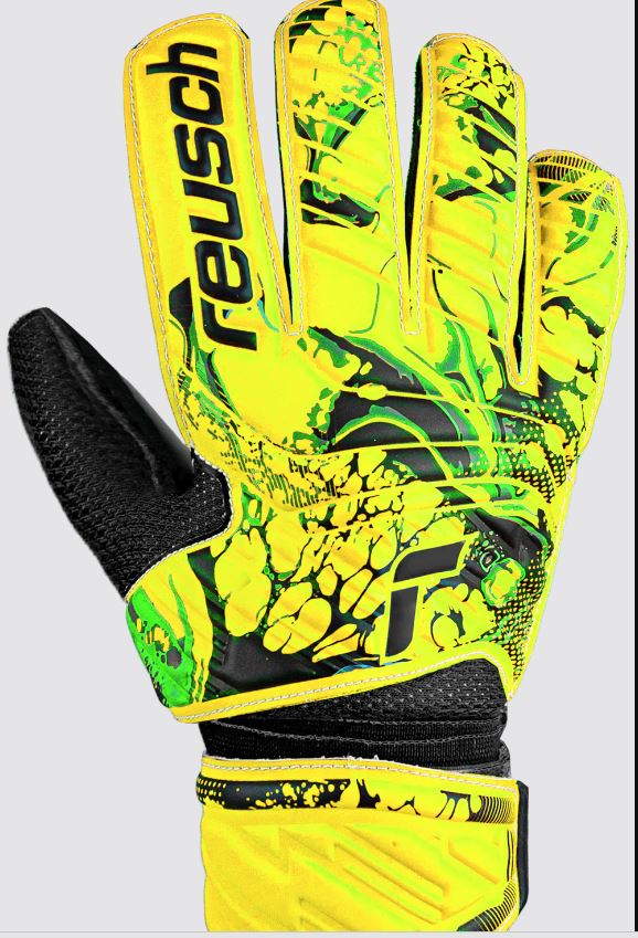 Reusch Attrakt Solid Goalkeeper Gloves Yellow