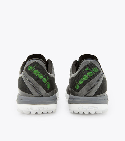 Diadora Brasil Sala Turf Adult Soccer Shoe Black Green
