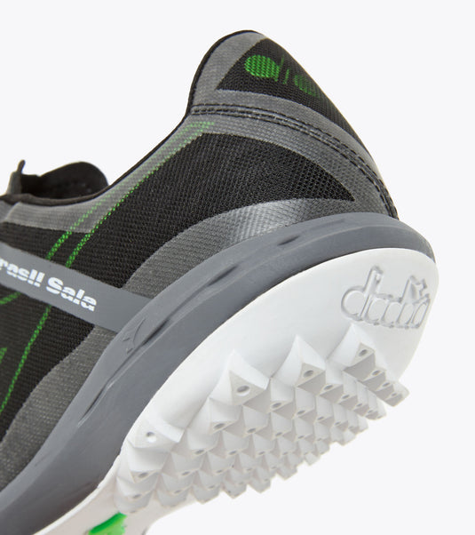 Diadora Brasil Sala Turf Adult Soccer Shoe Black Green