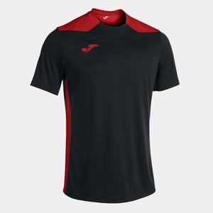 Joma Championship VI Short Sleeve Jersey BLACK RED