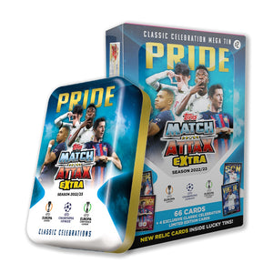Topps 22/23 Match Attax Extra Champions League Cards Pride Mega Tin