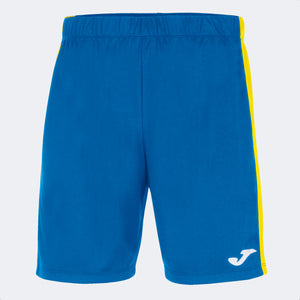 Joma Maxi Men's Soccer Shorts Royal Blue Yellow