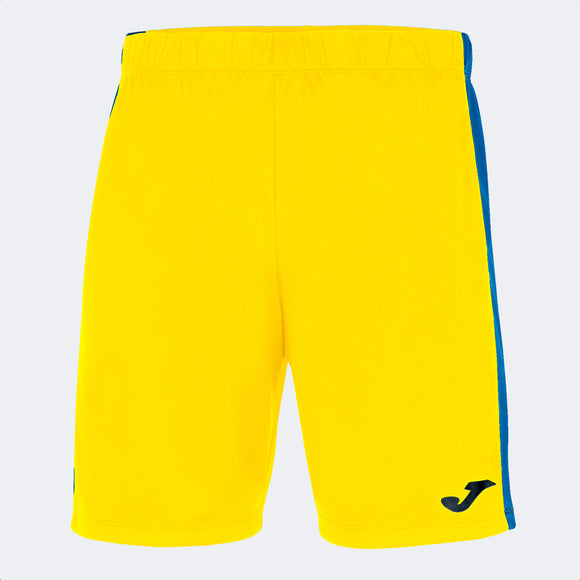 Joma Mens Maxi Soccer Shorts Yellow Royal Blue