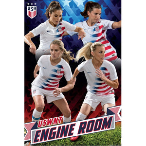 USA Womens National Team Engine Room Poster