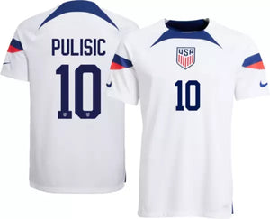 Nike USA World Cup 2022 Home Christian Pulisic Jersey