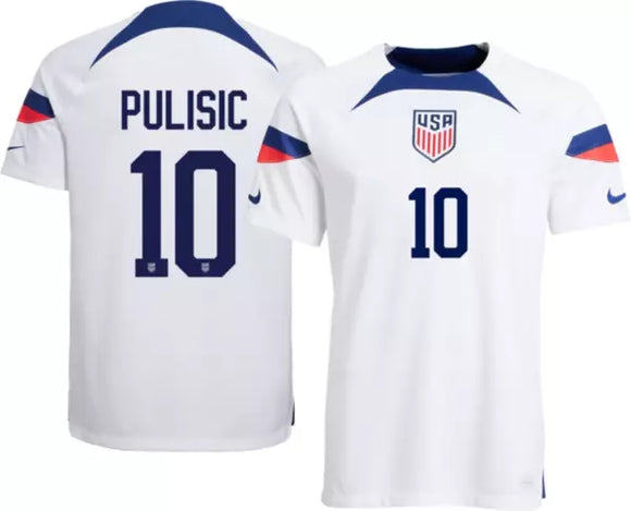 Nike USA World Cup 2022 Home Christian Pulisic Jersey Medium