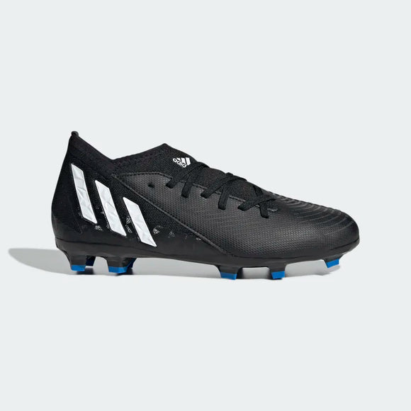 Kids adidas Predator Edge.3 Firm Ground Soccer Cleats Black