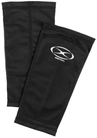 Load image into Gallery viewer, Xara Kangaroo pocket Shin Guard Sleeve Black
