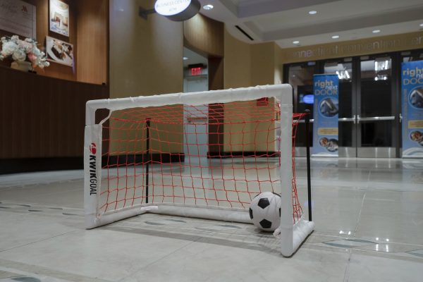 Kwik Goal mini indoor soccer goal