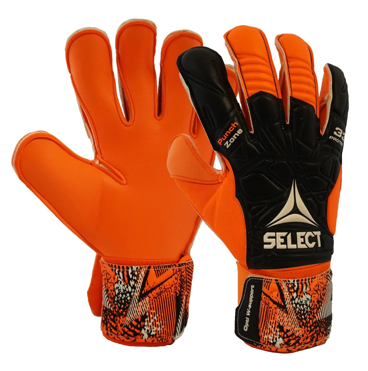 Select 33 Protec Hyla Cut Goalkeeper Gloves - Orange-Black