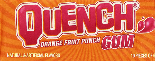 Quench Gum Orange Fruit Punch