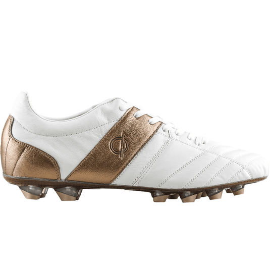 Unozero Modelo 1.0 Firm Ground Soccer Cleats White Gold