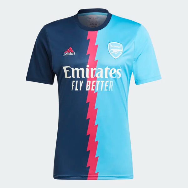 Shop adidas Performance Arsenal Pre-Match Replica Jersey Pink Dgh