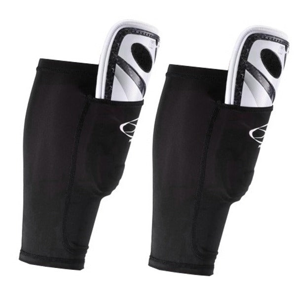 Load image into Gallery viewer, Xara Kangaroo pocket Shin Guard Sleeve Black
