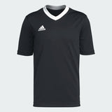adidas Youth Entrada 22 Soccer Jersey - Black