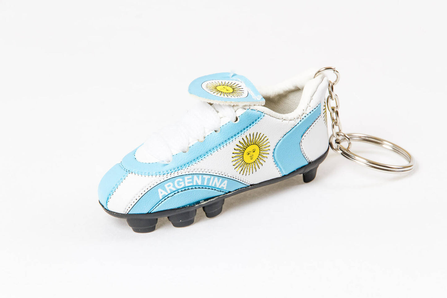 Argentina Mini Soccer Cleat Keychain