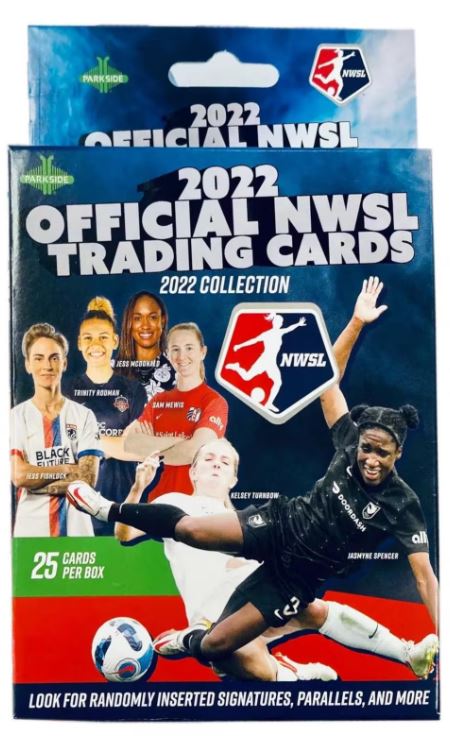 2022 Official NWSL Trading cards 25 Card Hanger Box