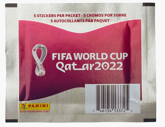 2022 Panini World Cup Single Pack (5 stickers per pack)