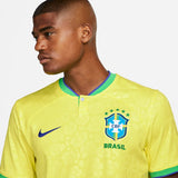 Nike Brazil World Cup 2022 Stadium Home Men's Nike Jersey